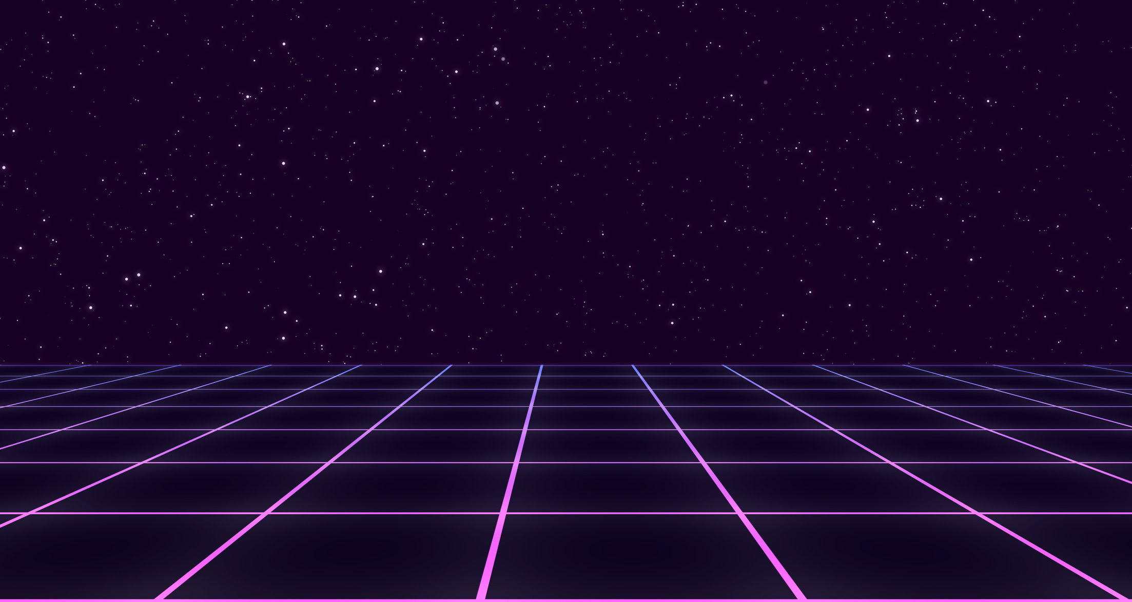 Retro Purple Sci-Fi Background